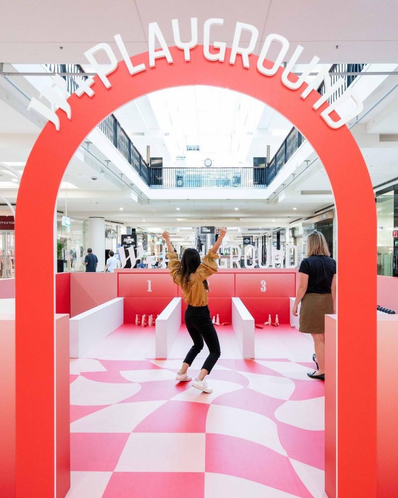 Westfield Shopping Centre Burwood: W+ Playground with Mark Makers