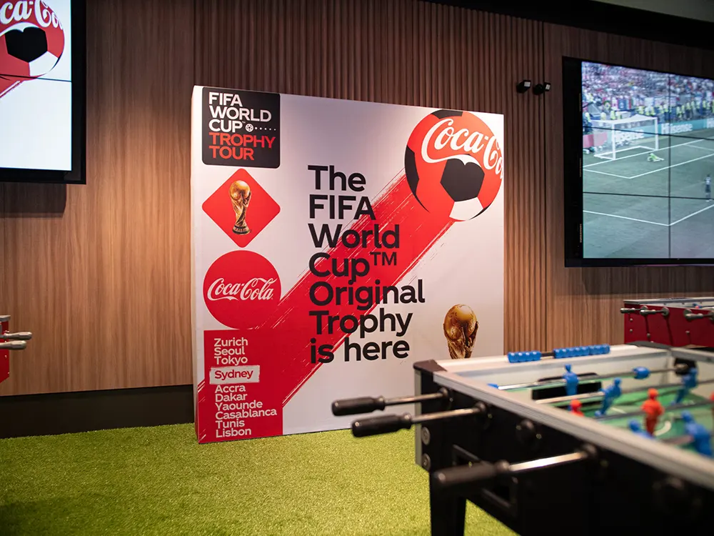 Fifa World Cup Tropy Tour Display Reboard 